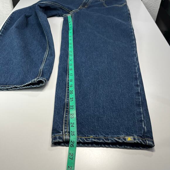 Levi’s Vintage Silvertab Baggy Jeans Husky tag Sz 31x27 actual 31x26 Blue Y2K 02 - Picture 14 of 16